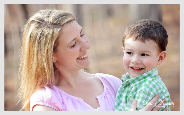 Mother and Toddler Son, Outdoor Portrait Photography Session