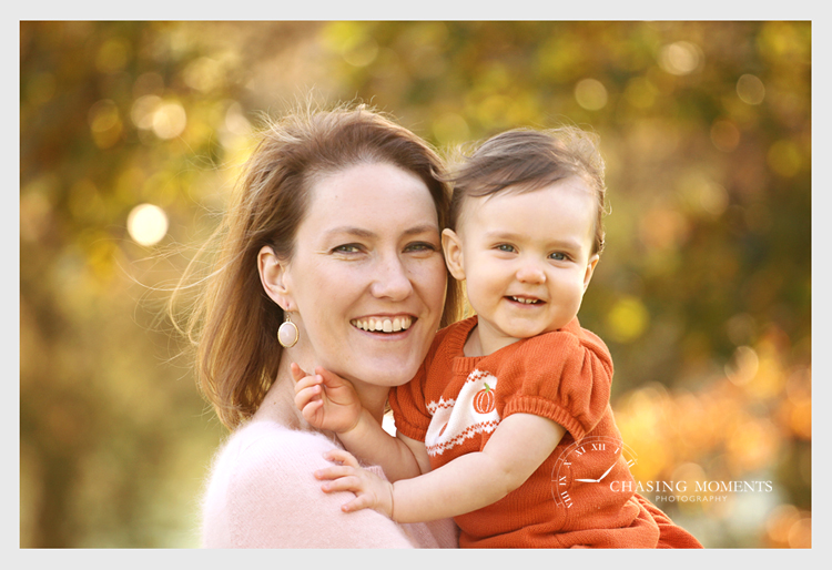 one year old baby girl with mom portrait at meadowlark northern virginia 